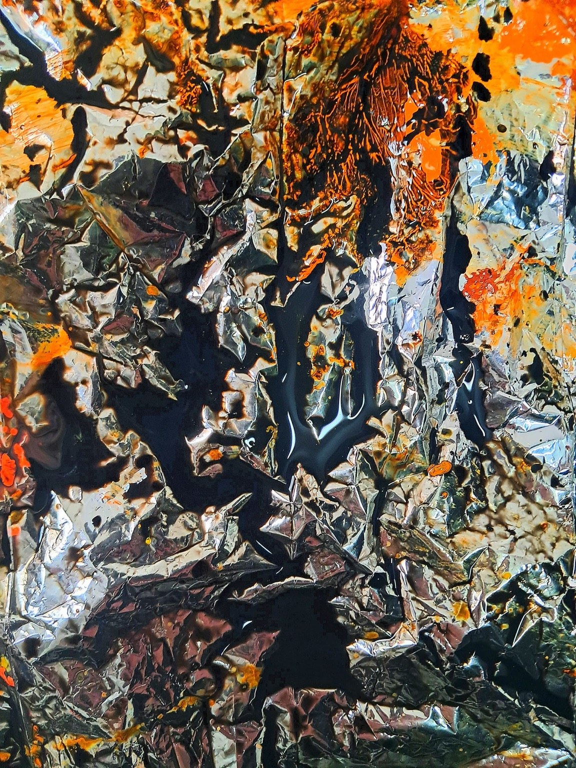 Texture organique et métallique